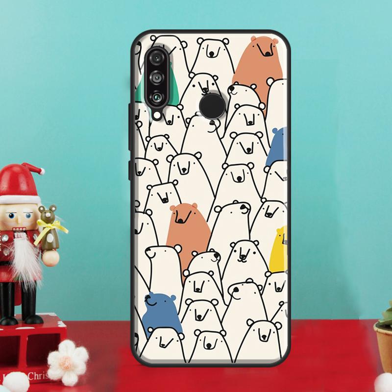 

Grizzly Bear For Huawei Nova 10 9 SE 12i 12s 11i 8i Y90 Y60 Y70 Y72 Y73 Y61 Y91 P30 P40 Lite P60 Pro Case Huawei Nova 9