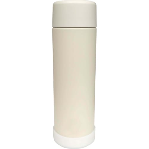 Okato Silicone Water Bottle Cover, Bottom Cover, Medium, Scratch and Sound Resistant, Fits 7.3-7.7cm Water Bottles, White, 7.5cm Wide X 2cm High X 7.5