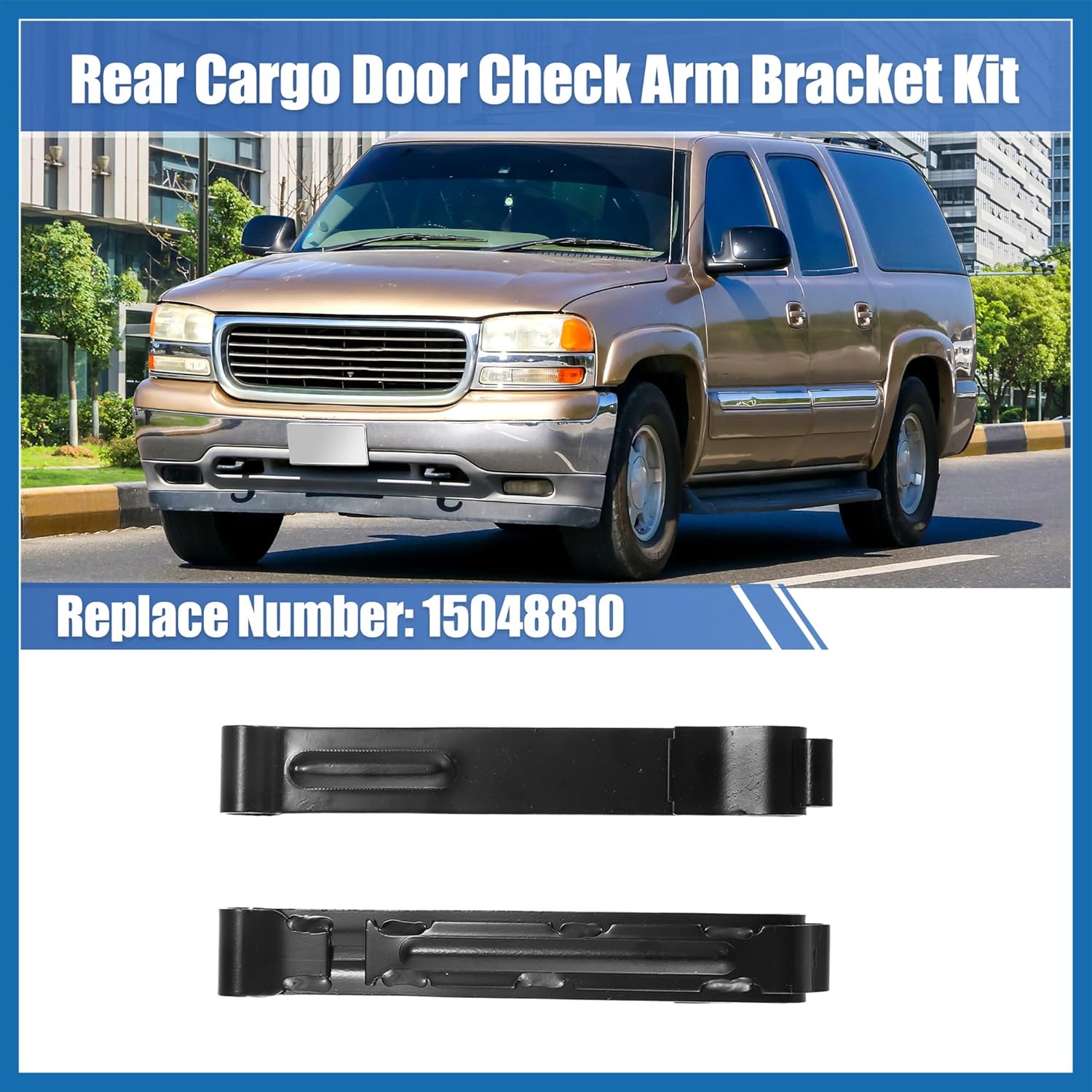 

2 Pcs Rear Cargo Door Check Stop Arm Bracket Limiter No.15048810 for Chevrolet Suburban C1500 C2500 for GMC Yukon Rear Left Right Cargo Door Stopper