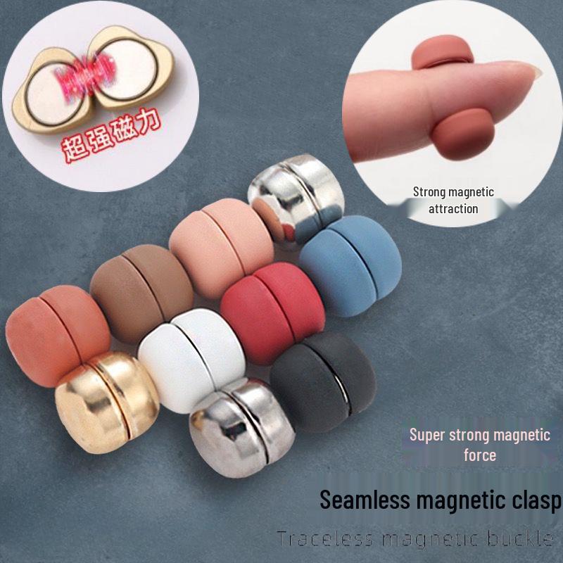 Bonbonfarbe Magnetische Brosche & Schalclip - Zweifach verwendbarer Reversverschluss für Damen Schals