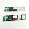 3D Metal AWD Sweden Flag Crown Logo Rear Trunk Emblem Badge Sticker Decals For V40 V60 C30 S60 S80 S90 XC90 XC60 XC40