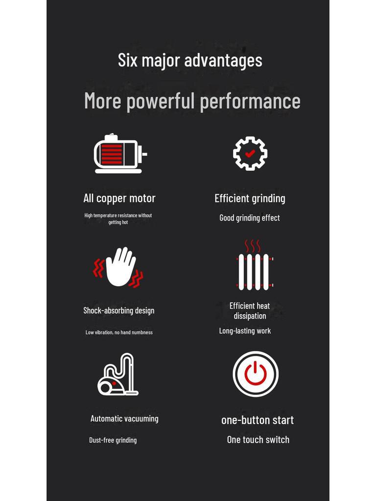 Adjustable Speed Electric Sanding Machine for Paint, Wall Putty, and Woodworking