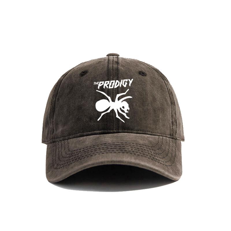 Berretto Estivo The Prodigy Cappellini Dad Distressed Unisex Regolabile da Esterno in Cotone MZ