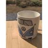 Tasse à café - vw volkswagen t1 bulli - rouge - rond - pour adulte