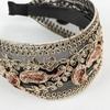 Sweet with Tooth Cloth Lace Embroidered Headband Headdress Female Hair Hoop Korean Style Headband