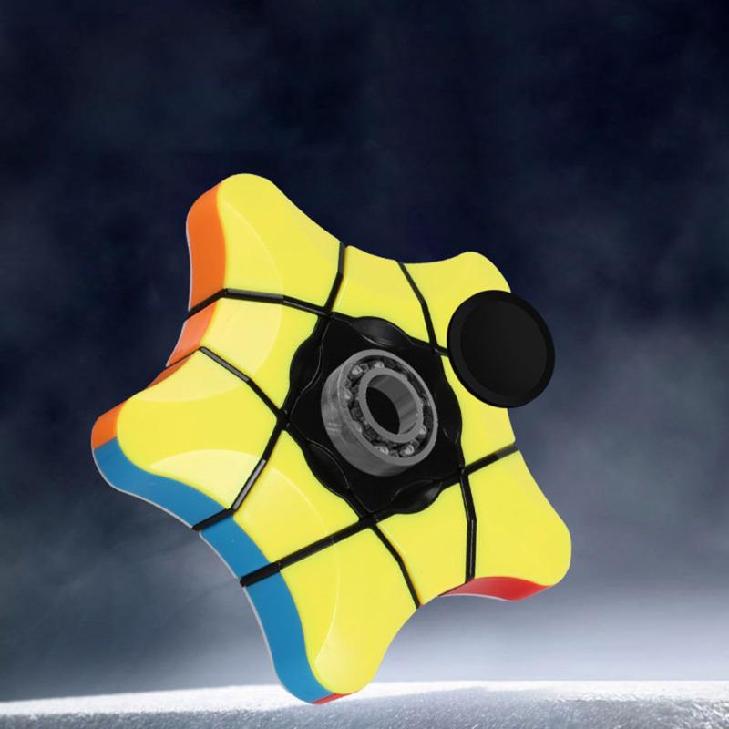 Five Pointed Star Speed Cube Stickerless Magic Cube Puzzles Toy