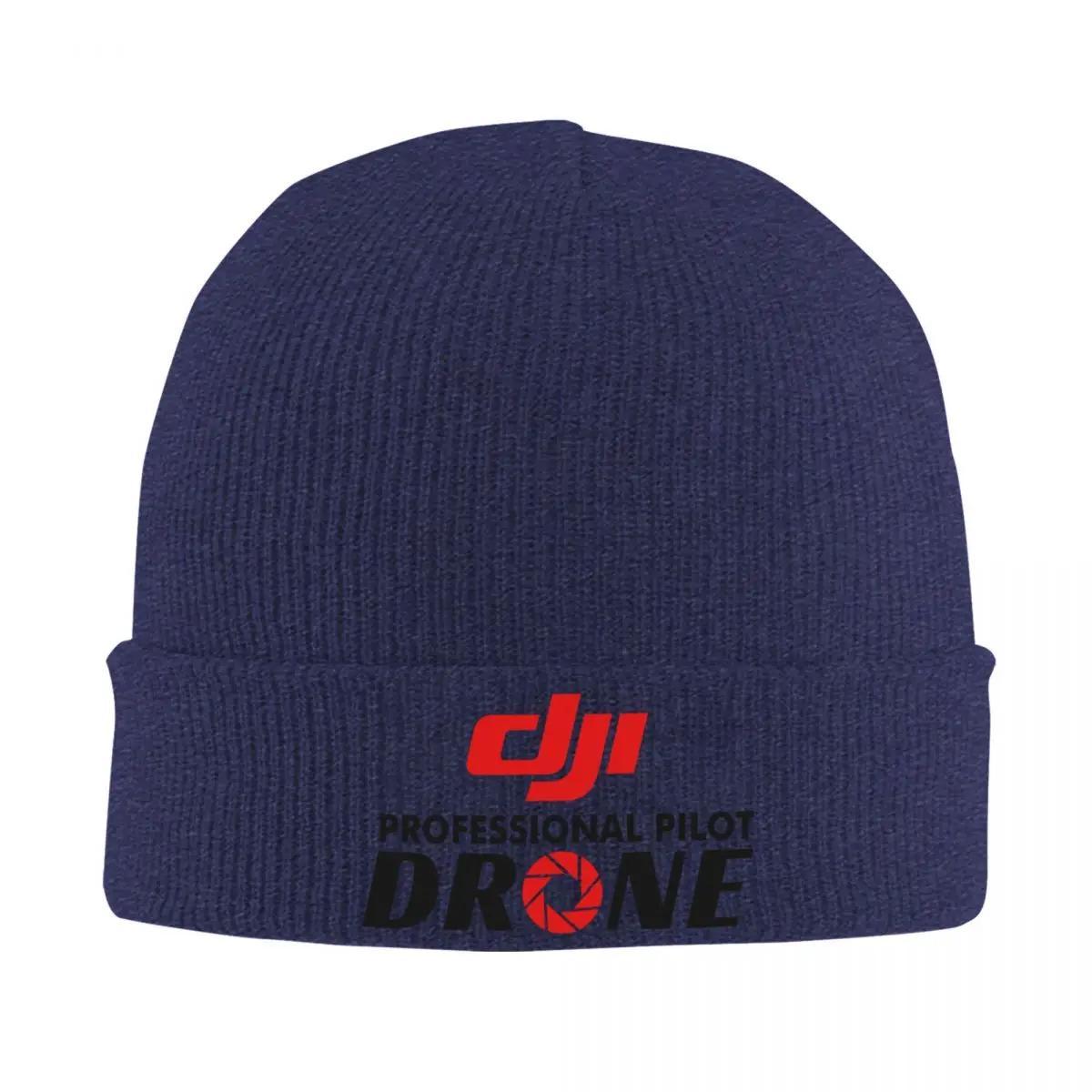 

DJI Professional Pilot Drone Beanie Hat Knitted Skull Caps For Women Men DJI FPV Flying Lover Warm Bonnet Hats