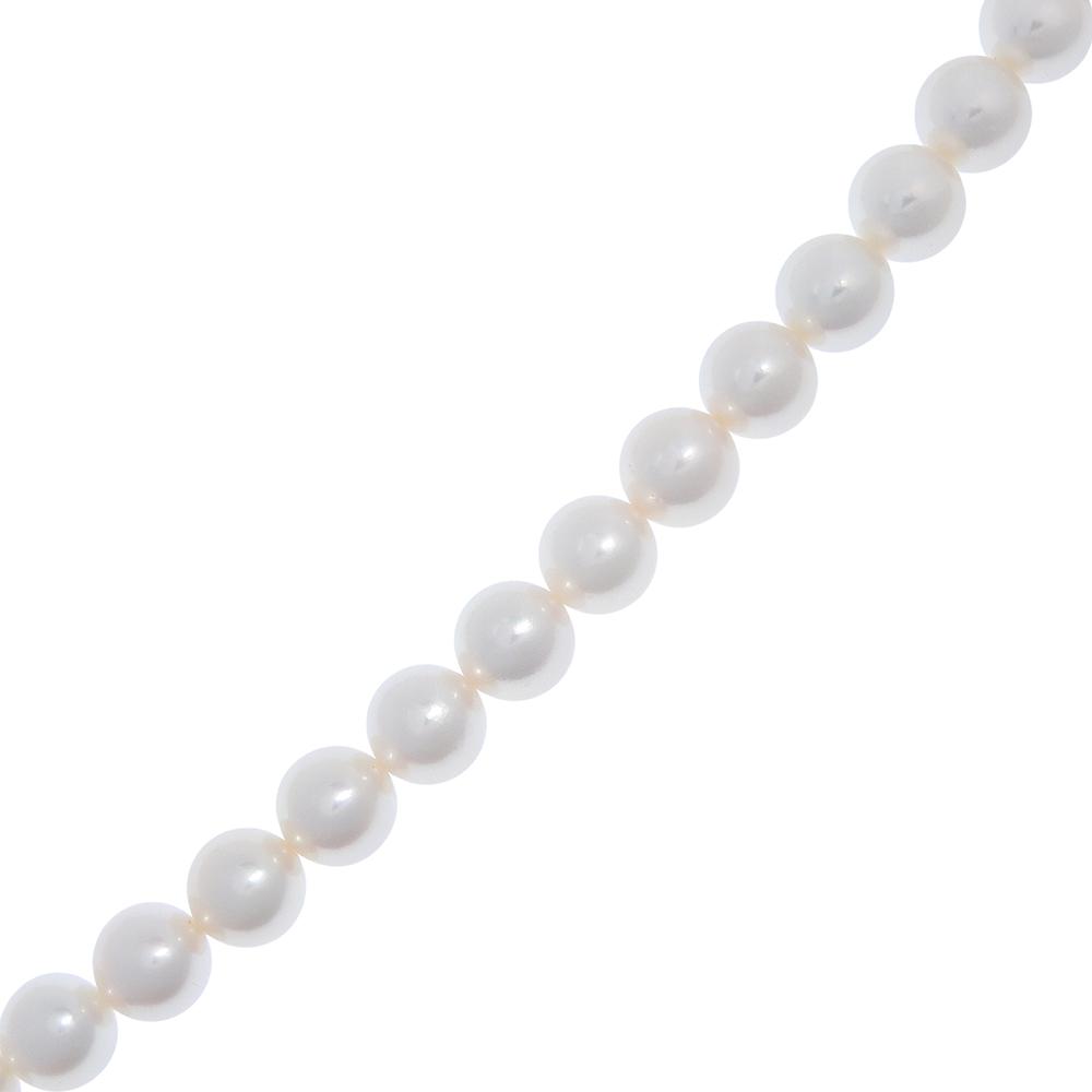Necklace Pearl/Silver 44.6g Women Used