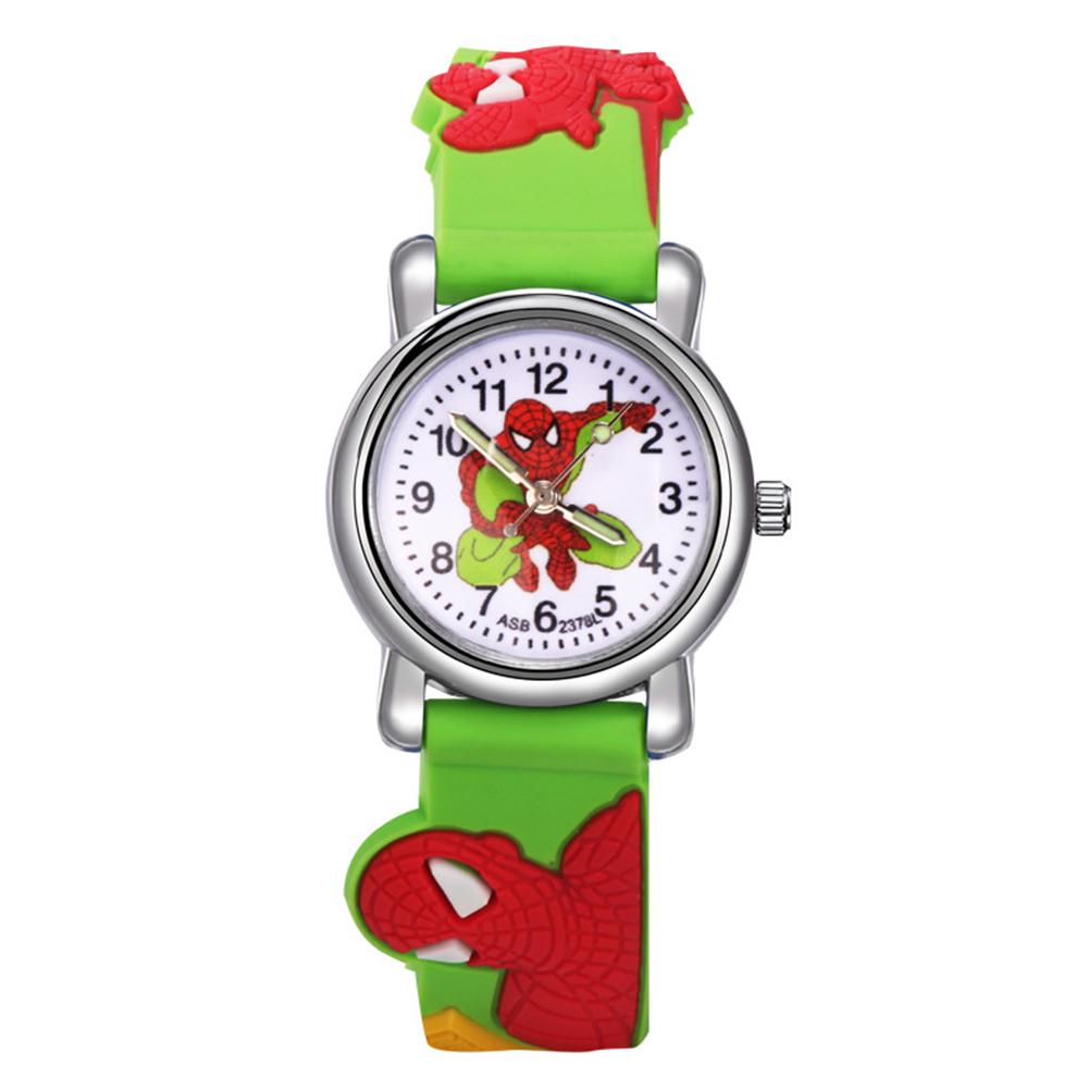 Relógio Infantil de Silicone com Desenho Animado Fofo para Meninos e Meninas com Mostrador Redondo