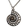 Schildkröte Seestern Muschel Anhänger Antik Bronze Metall Brautkragen Halskette für Strandhochzeit Trendiges Geschenk