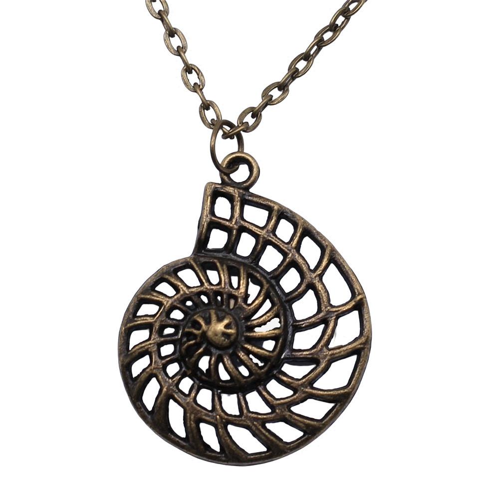 Schildkröte Seestern Muschel Anhänger Antik Bronze Metall Brautkragen Halskette für Strandhochzeit Trendiges Geschenk