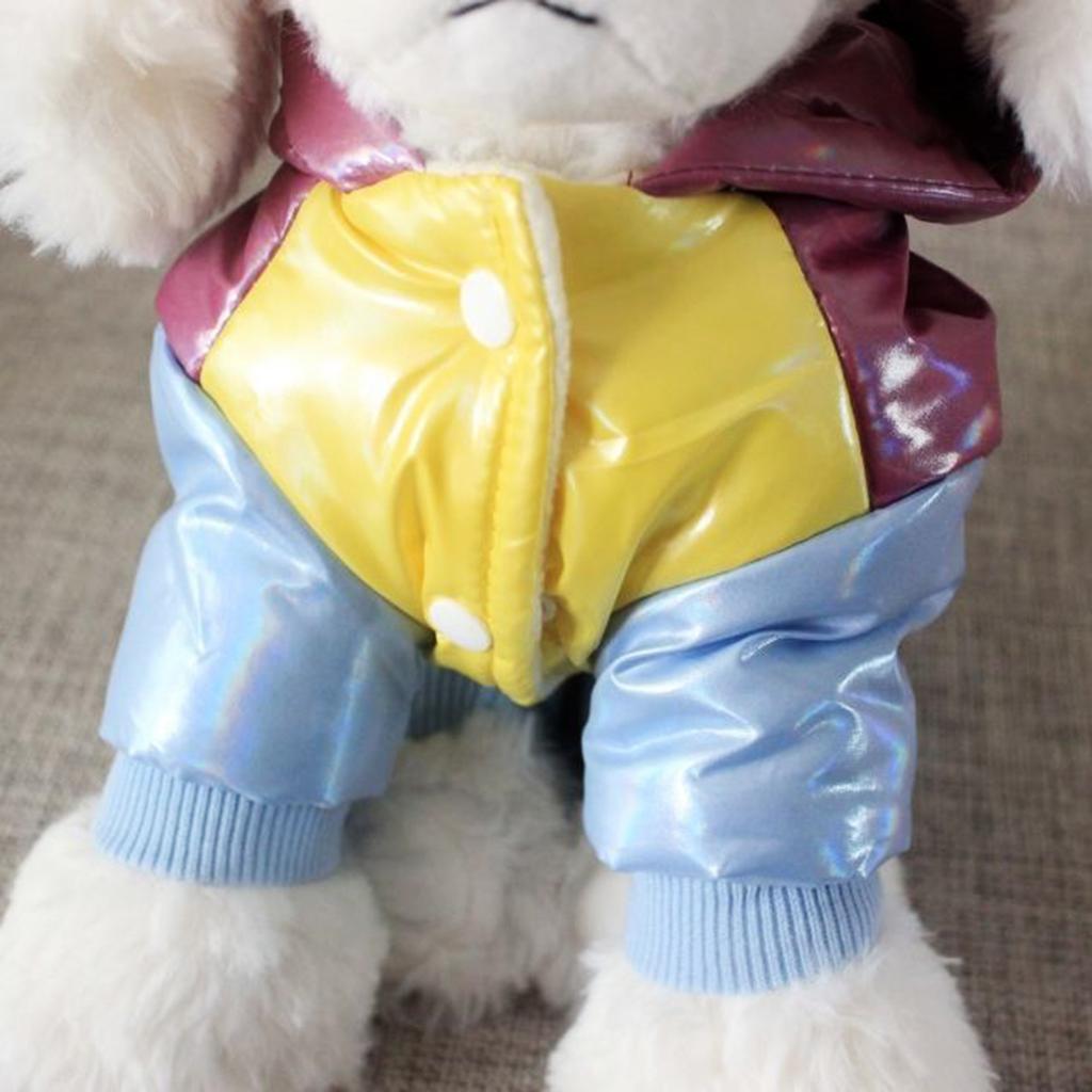 Winter Dog Clothes Dog Down Puffer Jacket Waterproof Dog Coat With Hood Dog Jumpsuit Winter Coat Hoodie Dog Clothes