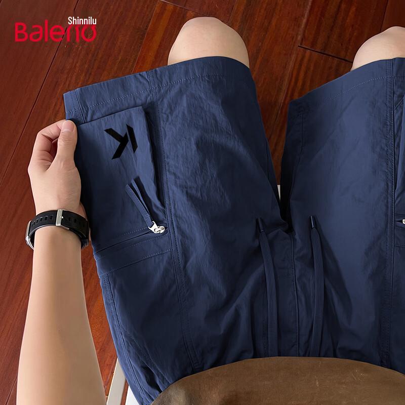 

Baleno Men s Japanese Retro Cargo Shorts L