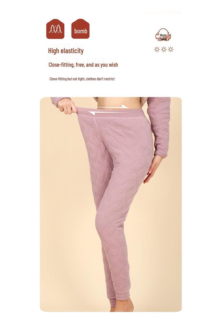 Extra Thick Fleece-Lined Quilted Cardigan and Trousers Set for Men: Warm School Uniform Essential for Middle-Aged and Elderly