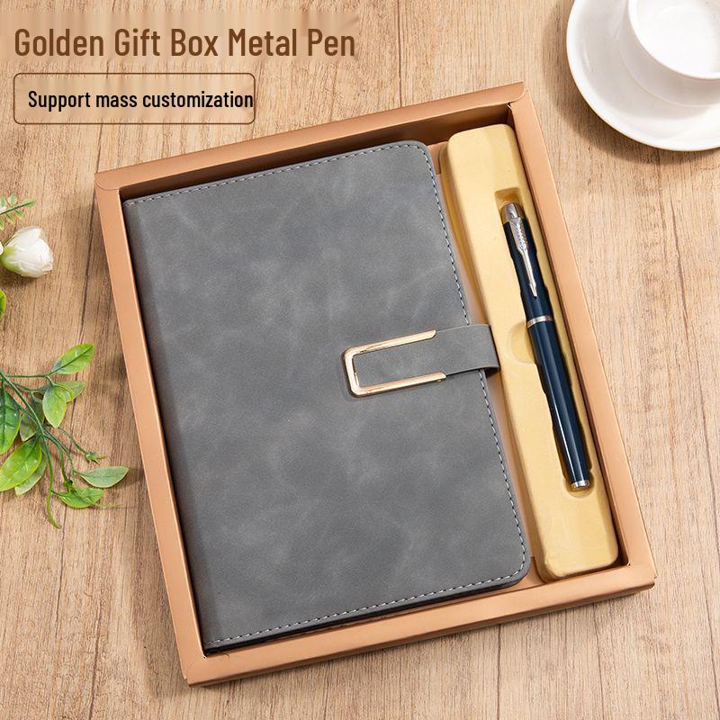 Luxury Logo Notebook Gift Set - Business Pages, Perfect for Corporate Souvenirs