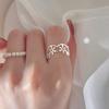Exquisite Hollow Snowflake Ring - Trendy, Versatile Fashion Ring for Women, Perfect for OL Commutes or Internet Celebrity Style.