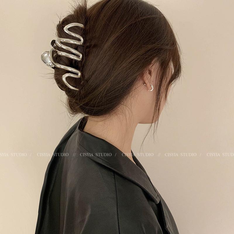 Fashion Geometric Metal Hair Claw Clips for Women Vintage Hair Clamps Crab Headband Hairpin Girls Hair Accessories Headwear