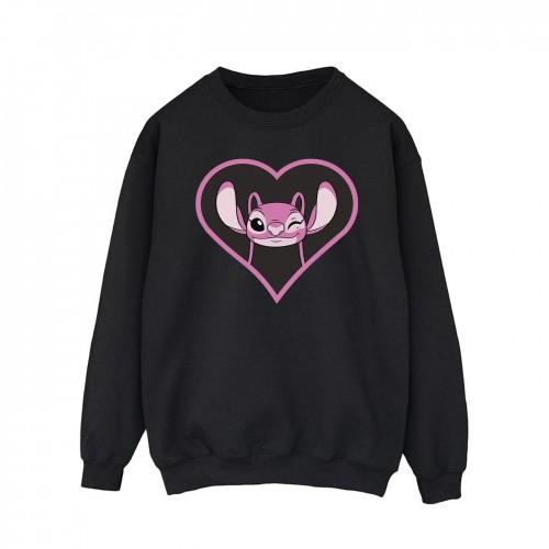Lilo & Stitch Mens Angel Heart Sweatshirt