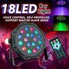 Colorful 18 LED Par Light RGB Stage Light DMX512 with Remote Control Sound Activated Party Lighting for Home Bar Event Show