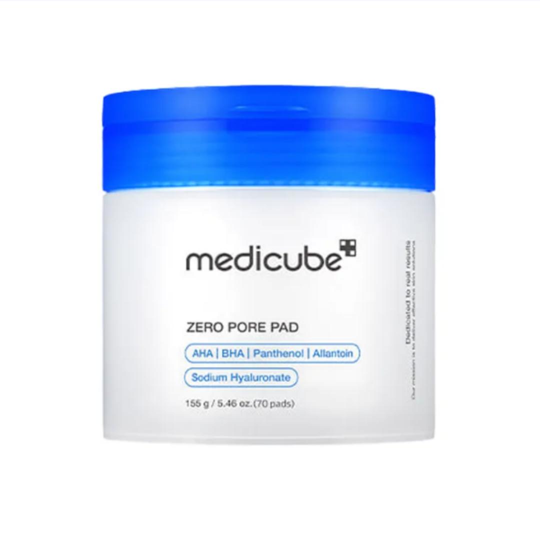 

Medicube Набор Zero Pore Pad 2.0 – 70 пэдов + гигиеничная внутренняя крышка + 2 пинцета / Корейские пилинг-пэды для ухода за порами