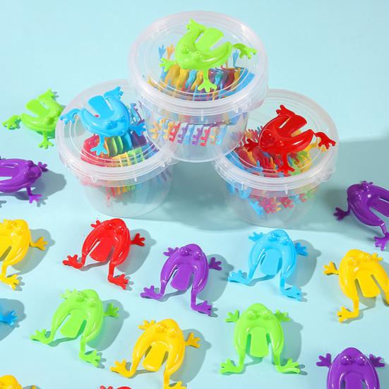 1 Set Bounce Jump Frog Toys Fun Parent-Child Interaction Multiplayer Competition Frog Toys Kids Toys