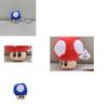 Bedårande Mario-serien 8 cm plyschsvampnyckelring med mjukt kort plyschmaterial