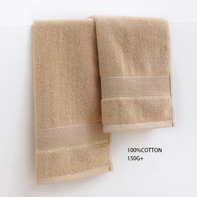 Battilo Cotton Bath Towel Soft Absorbent Face Hand Towels Luxury Hotel Spa Bathroom Towel Solid Beach Towel 2Pcs Bath Towel Set