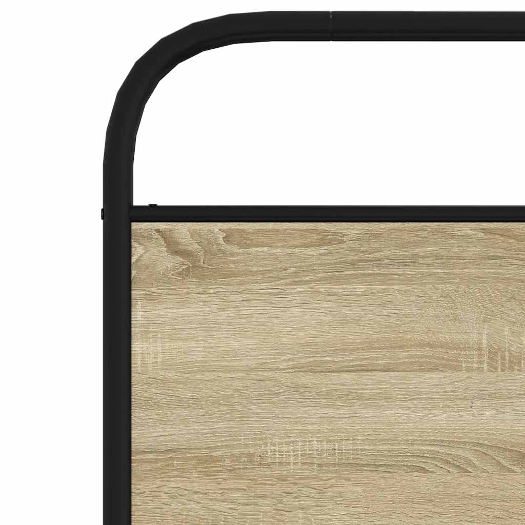 Replacement Headboard in Sonoma Oak 100 cm Steel and Wood Based Material