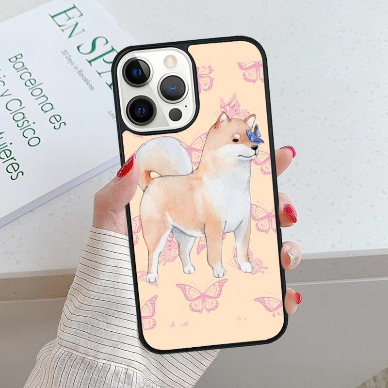

Animal Cute Dog Akita Phone Case cover For iPhone 17 Air 15 16 16e 14 13 Pro Max Coque 12 11 Pro Max For Apple PLUS fundas iPhone 11pro max
