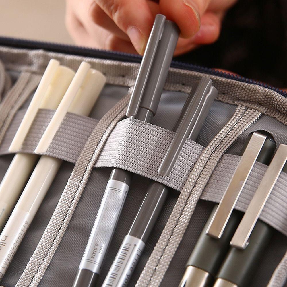 Polyester Cable Organizer Bag Tangle-Free Charger Cable Case Portable USB Organizer  Travel Use
