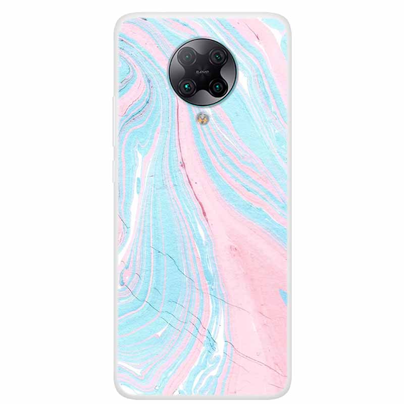 For Poco F2 Pro Case 6.67'' Clear Marble Soft TPU PocoF2 Pro F 2 F2Pro Phone Cover For Xiaomi Poco F2 Pro Shells Cartoon Fundas