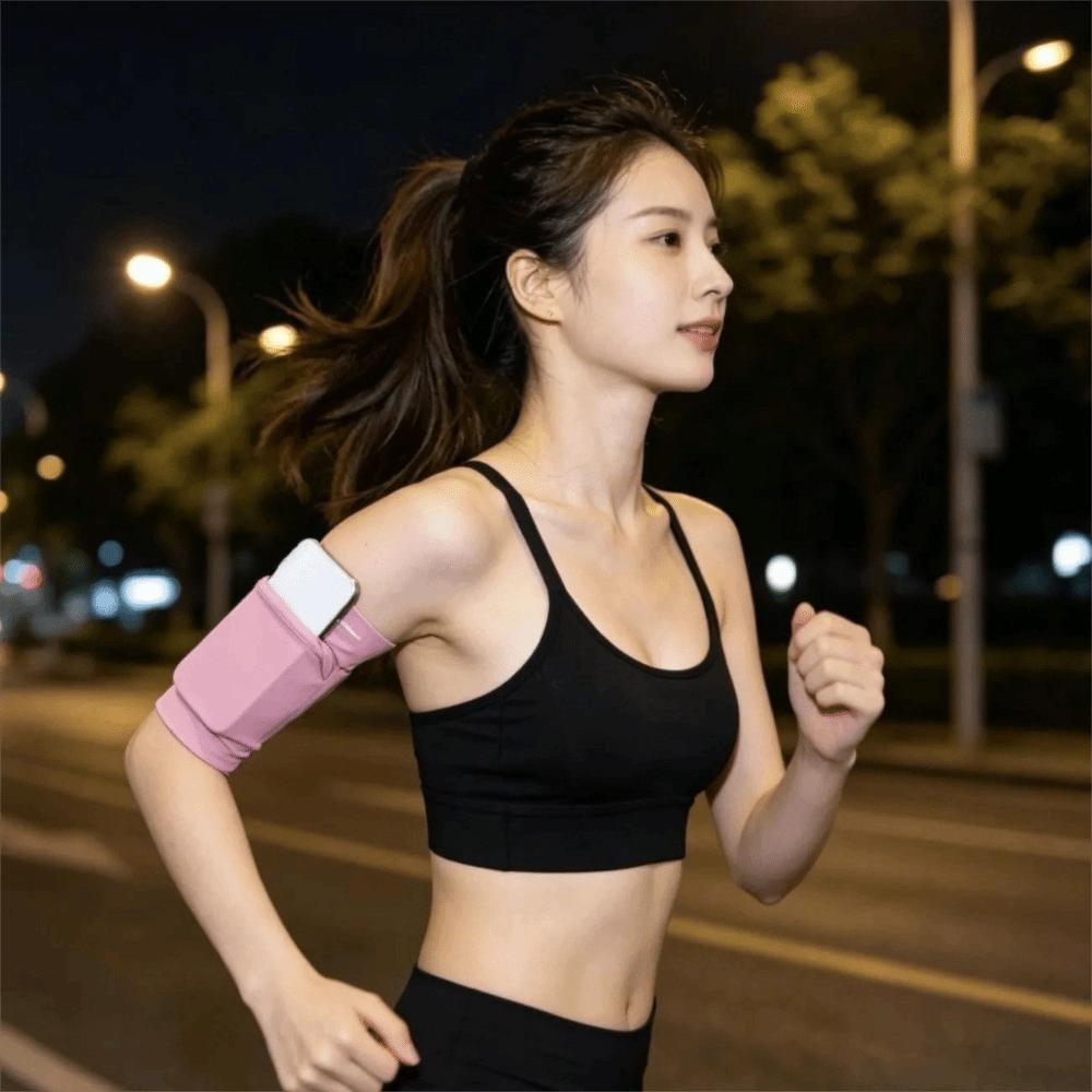 Larger Storage Space Cell Phone Arm Bands Zipper Phone Strap Armband Outdoor Activities