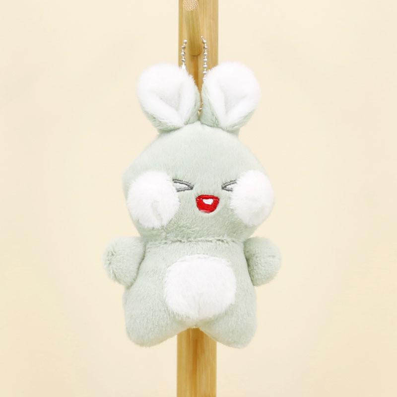 Adorable Plush Bunny Keychain Soft Rabbit Doll Wedding Favor Bag Charm