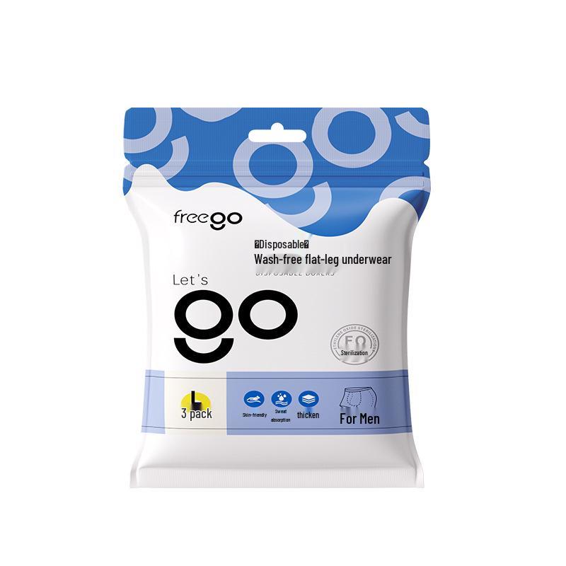 Męskie jednorazowe bokserki Freego na podróże, wyjazdy służbowe, szkolenia wojskowe i sport.