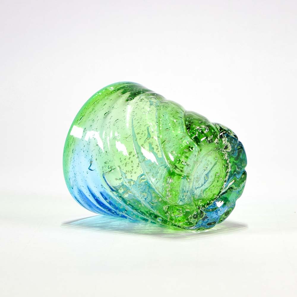 Kubakasa Ryukyu Glass - Churaumi Glass - Glow-in-the-Dark Cup - Stylish - Okinawa - Made To Order - Okinawa Souvenir - Gift - Churaumi Glass Tingara -
