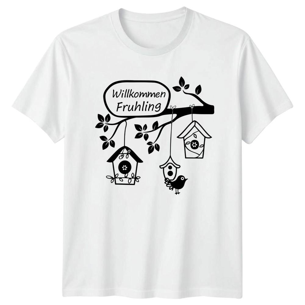WillkomUnisex Fruhling TShirt Spring Nature Spring Gift For Him And Her S