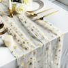 Tulle Daisy Table Runner Spring Floral Table Runner Rustic Flower Table Runner for Wedding Baby Shower Birthday Party Farmhouse Decor