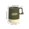Camping Cup Non-Slip Grip Large Capacity With Lid Outdoor Camping Mugs Coffee Cups For Travel Hiking Backpacking Fishing