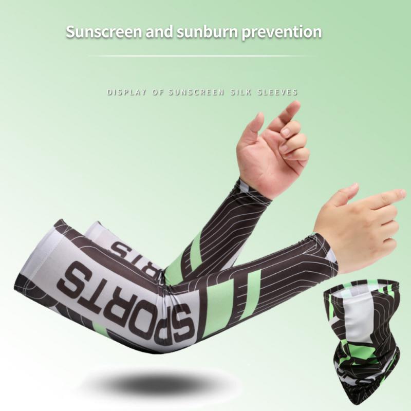 Armschutz Angelmanschette Outdoor Sonnenschutz Sonne UV-Schutz Lange Handschuhe Sport Radfahren Ärmel Eisärmel Reiten Fahren