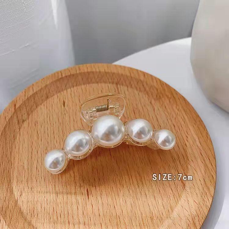Ladies Girl Pearl Hairpin Job Shopping Travel Firm Non-Slip Hair Accessories Birthday Wedding Gift Thick Curly Hair