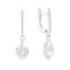 Silver Earrings with Cubic Zirkonia (2198536)