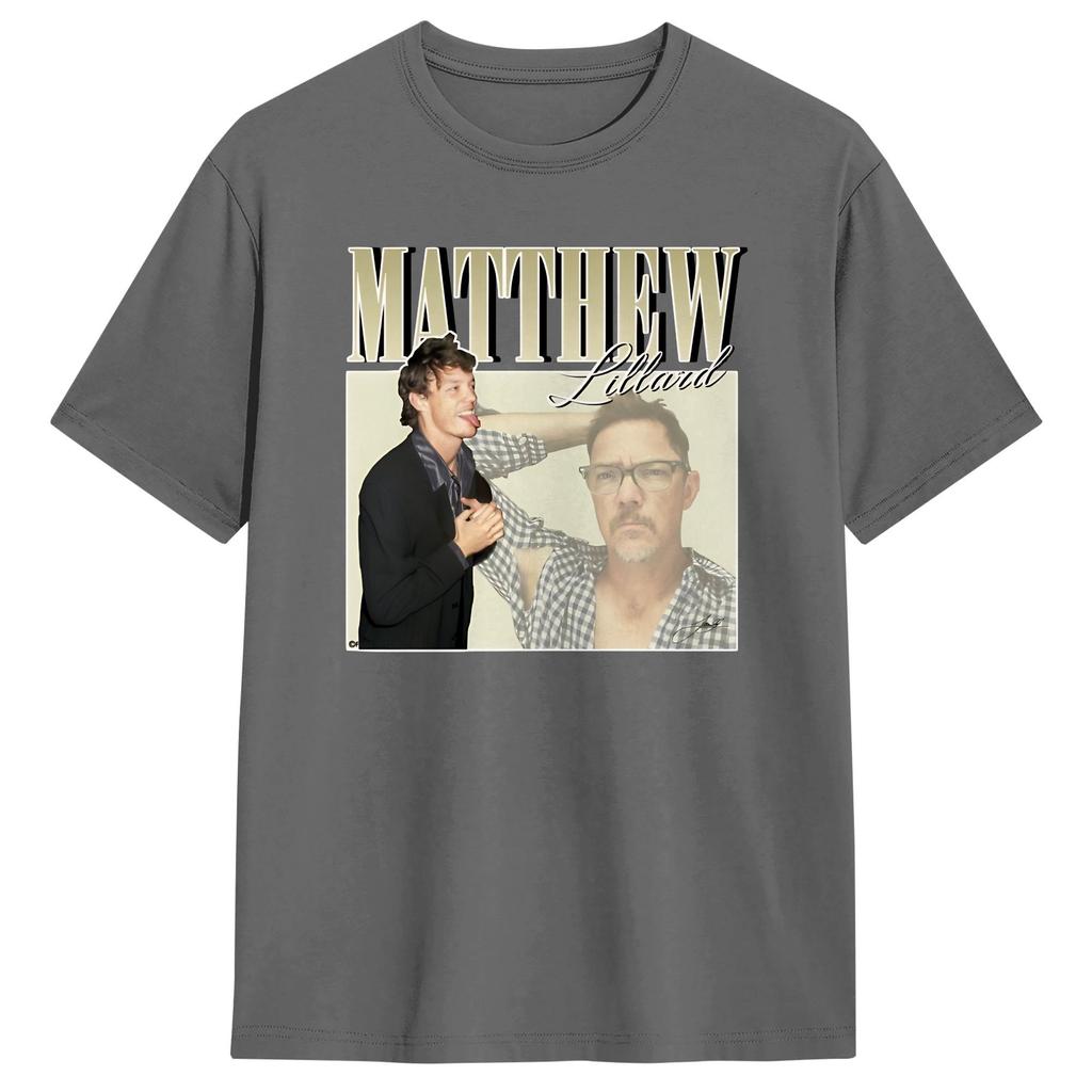 Matthew Lillard TShirt Summer Leisure TShirts Cotton ONeck Oversized Top Tees ShortSleeved Vintage Tshirt