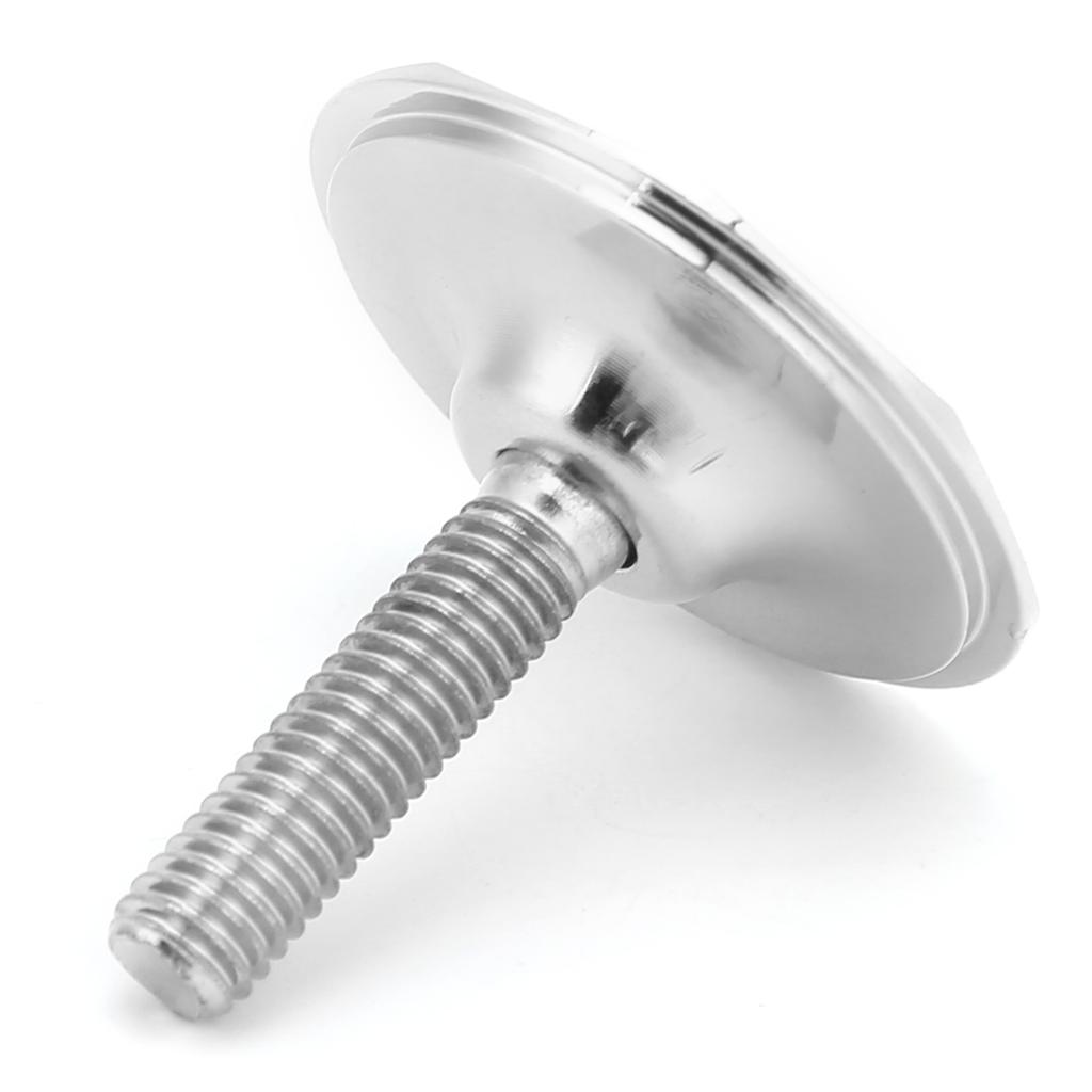 MEIJUN Sykkel Aluminiumlegering Styrelager Toppdeksel Terrengsykkel Styrelager Stem Toppdeksel med Bolter Sølv