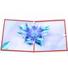 Festive Christmas Snowflake Pop up Card 3D Design with Vibrant Colors Christmas Greeting Card for Holiday