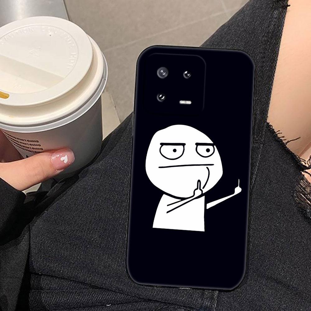 Cartoon Cute Funny Man Cover Phone Case For Xiaomi 15 15T 14 14T 13 12T 11 11T POCO F8 F7 F6 F5 X7 X5 M6 M7 PRO Ultra DIY Case
