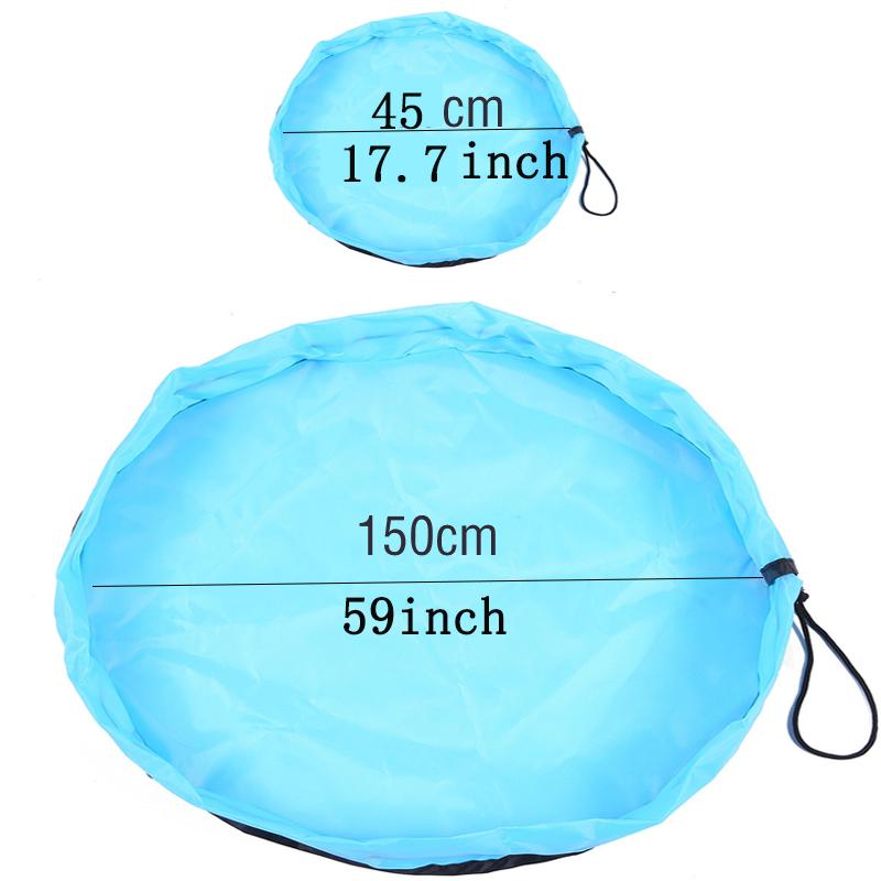 Kinder Spielzeug Kissen Spielzeug Aufbewahrungstasche Groß Sauberer Organizer Spielmatte Langlebige Baustein Spielzeug Aufbewahrungstasche Outdoor Matte