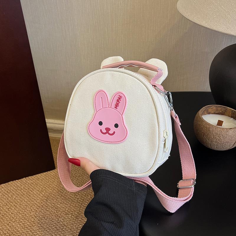 Korea INS bear children's messenger bag cute animal contrasting color versatile boy and girl baby shoulder portable accessories bag