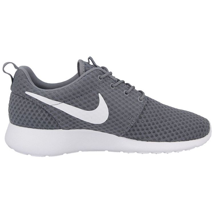 Nike Roshe Run Breeze Kjølig Grå Herre Sneakers Hvit 718552-010