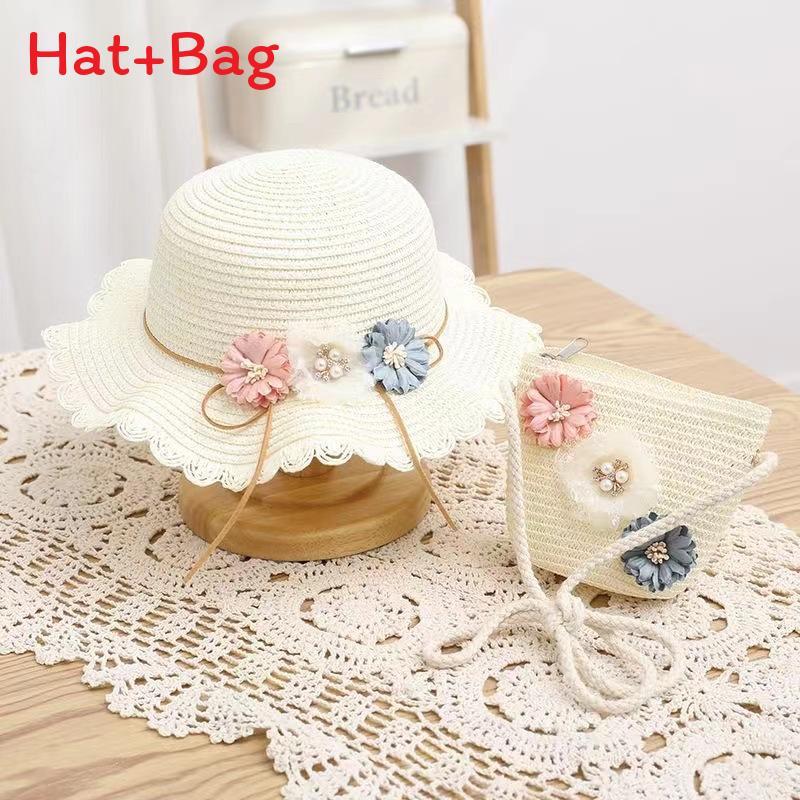 

Summer Kids Sun Protection Hat With Wide Brim For Beach Trips And Playtime White