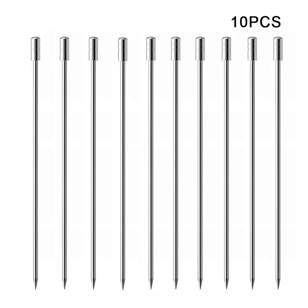 Scobitori Cocktail Băț Oțel Inoxidabil Frigarui Cocktail Măsline Aperitive Fructe Legume Instrumente